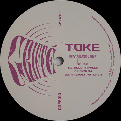 ( GRFF 010 ) TOKE - Avalon EP ( 12" ) Griffé